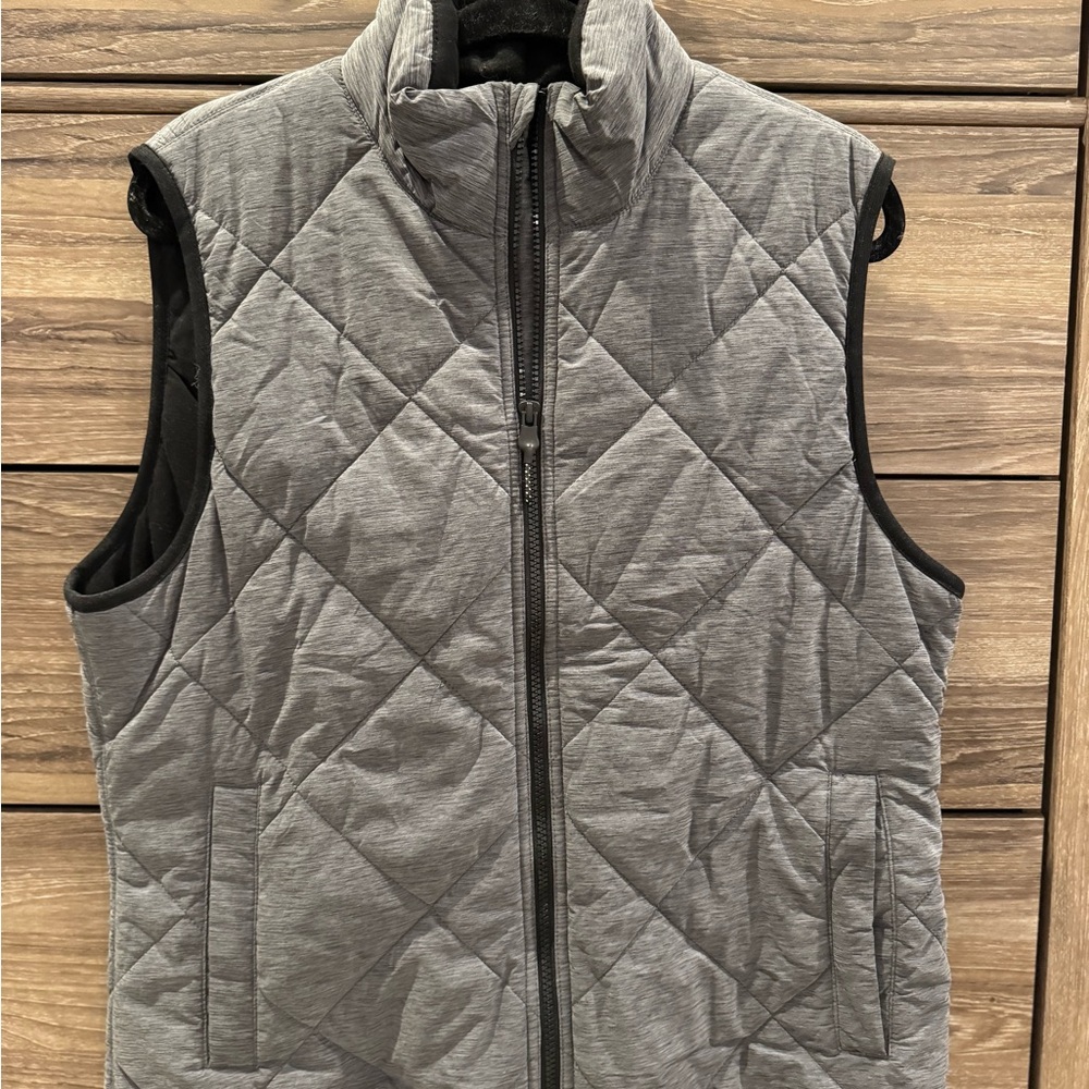 Banana Republic Black Quilted Vest